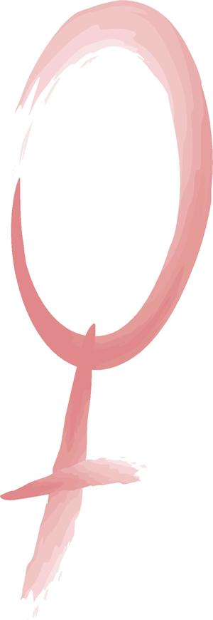 Primary view of object titled '[UNT Women's Center pink symbol, 2007]'.