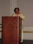 Image: [Cheylon Brown at a podium during BHM banquet 2006]