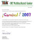 Thumbnail image of item number 1 in: '[Carnival 2007 information packet]'.