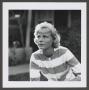 Photograph: [Portrait of Carol in a striped shirt]