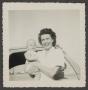 Photograph: [Photograph of Georgia Stiles with baby Paul]