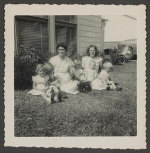 Primary view of object titled '[Carol, Mary, Maude, Harriet, Albert, Sarah, and Curt Jr.]'.