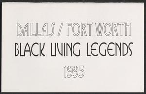 Primary view of object titled '[1995 Black Living Legends]'.