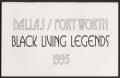 Thumbnail image of item number 1 in: '[1995 Black Living Legends]'.