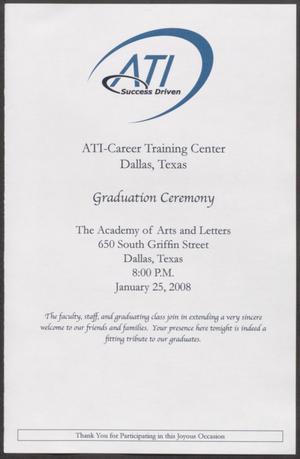 Primary view of object titled '[Program: Graduation Ceremony]'.