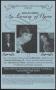 Pamphlet: [Flyer: An Evening of Opera]