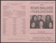 Thumbnail image of item number 1 in: '[Program: Richard Smallwood & the Smallwood Singers]'.