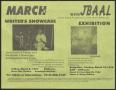 Primary view of [Flyer: March into spring with JBAAL]