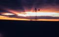 Photograph: [Sunset over a windmill]
