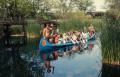 Photograph: [People on a canoe at Six Flags]