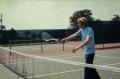 Photograph: [Boyd Matson playing tennis]