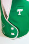 Thumbnail image of item number 3 in: '[Green Jackets vest, emblem closeup]'.