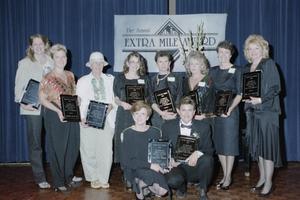 Primary view of object titled '[1989 Extra Mile Award group photo]'.