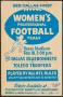 Primary view of [Flyer: Women's Professional Football Team]