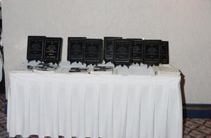 Primary view of object titled '[1991 Extra Mile Award plaques]'.