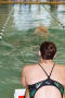 Photograph: [NT swimmer watching teammate]