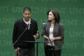 Primary view of [Adam Rodriguez and Sophia Bush at Obama event]