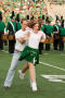 Photograph: [Dancer performing during UNT vs. Navy game, 2007]