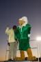 Primary view of [Scrappy on stand at Homecoming game, 2007]