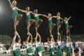 Photograph: [NT Cheerleaders stunt at UNT v ULM game]
