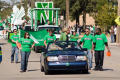 Photograph: [Gretchen Bataille in UNT Homecoming parade, 2007]