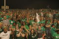 Photograph: [Attendees in stands at UNT v ULM game]