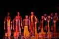 Photograph: [UNT Antigone ensemble actors on stage]