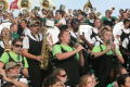 Photograph: [Clarinet and saxophone players in stands at the UNT v Navy game]