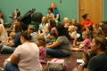 Photograph: [Parents with children at Story Time]