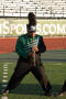 Photograph: [Clarinet player on field at Homecoming game, 2007]