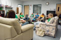 Photograph: [Student Honors Council sitting on couches]