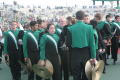 Photograph: [Mean Green Brigade lining up at the UNT v Navy game]