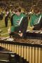 Photograph: [Xylophone player during Homecoming game, 2007]