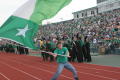 Primary view of [Spirit flag at the UNT v Navy game]