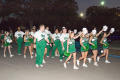 Photograph: [Cheerleaders in bonfire parade, 2007]
