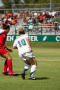 Thumbnail image of item number 1 in: '[Janaye Woods moving after the ball]'.