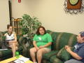 Photograph: [Students on couches for Throwback Thursday]