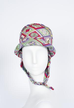 Primary view of object titled '"Bolla" flight attendant uniform hat'.