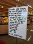 Primary view of [Grocery inventory sign at Target in Denton]