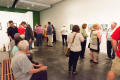 Photograph: [Large crowd of exhibit attendees at reception]