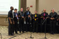 Photograph: [Turtle Creek Chorale performing at After Goodbye screening, 1]