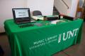 Photograph: [UNT music library table]