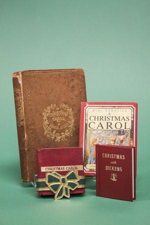 Primary view of object titled '[A Christmas Carol/Christmas with Dickens, Christmas books]'.
