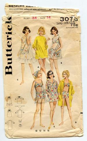 Primary view of object titled 'Envelope for Butterick Pattern #3078'.