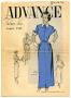 Thumbnail image of item number 1 in: 'Advance Fashion News, August 1949'.