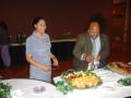 Photograph: [Guests at 2005 Women of Color Conference buffet]