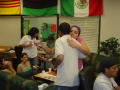 Thumbnail image of item number 1 in: '[Students hugging in MC office couch]'.