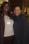 Photograph: [Lisa Tarpley and Cheylon Brown at 2005 Women of Color Conference]