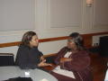 Photograph: [Cheylon Brown and guest at 2005 Women of Color Conference]
