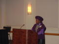 Photograph: [Speaker at Multicultural Center event]